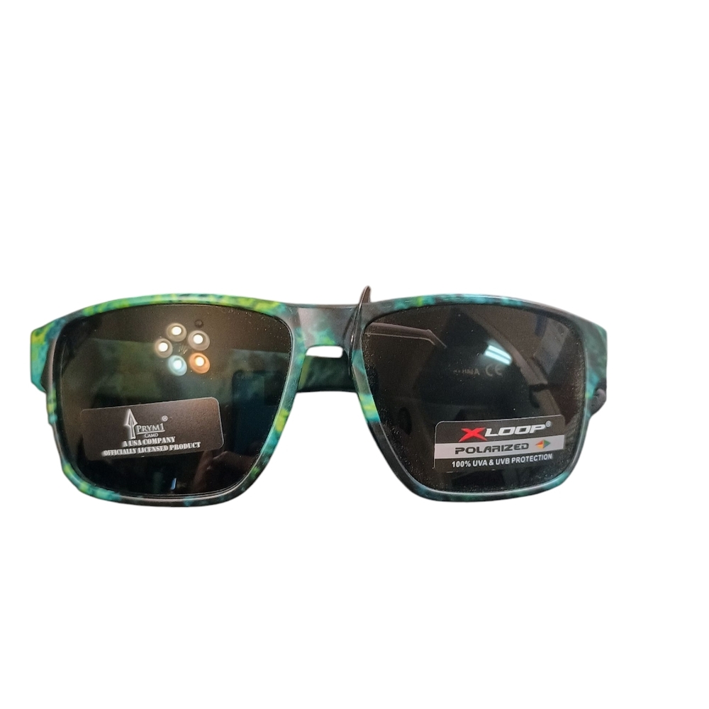 Xloop Polarized Camouflage Sunglasses Green